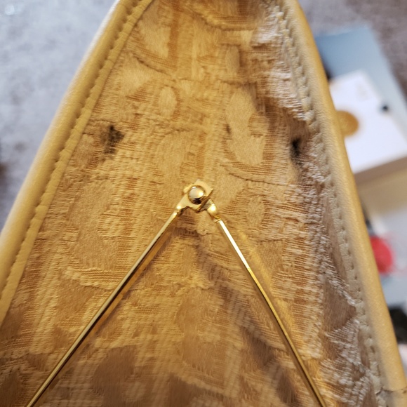 Vintage Dior clutch, brocade gold hardware - Picture 2 of 8